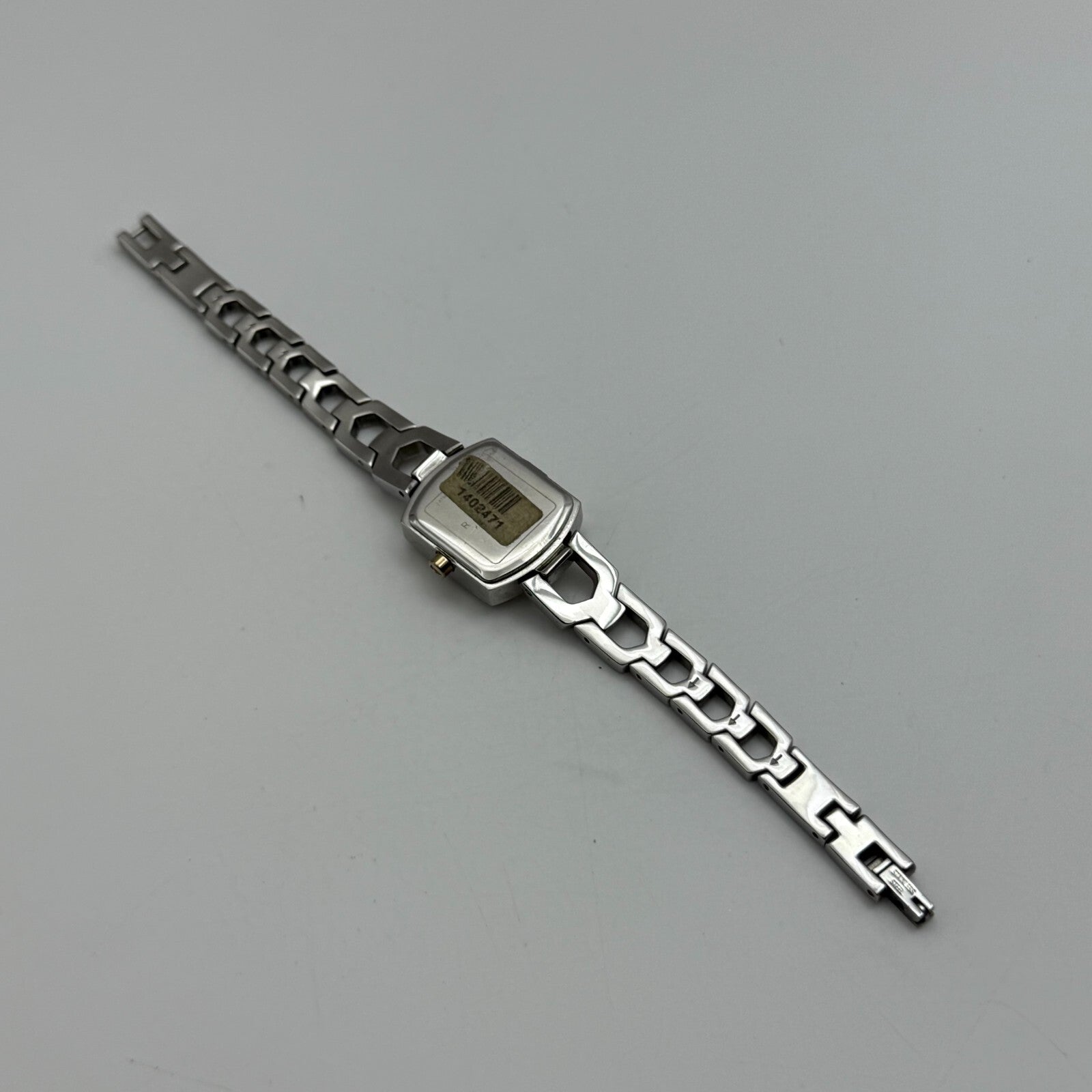 20mm Working Ladies Radley Silver Tone Quartz Panel Bracelet Watch 6 Inches