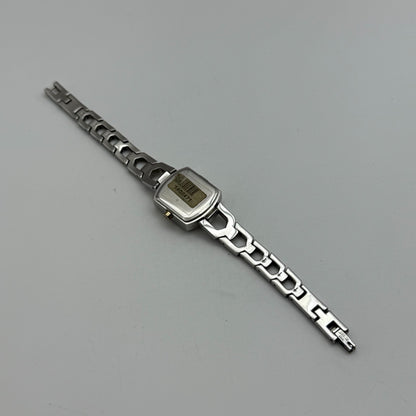 20mm Working Ladies Radley Silver Tone Quartz Panel Bracelet Watch 6 Inches