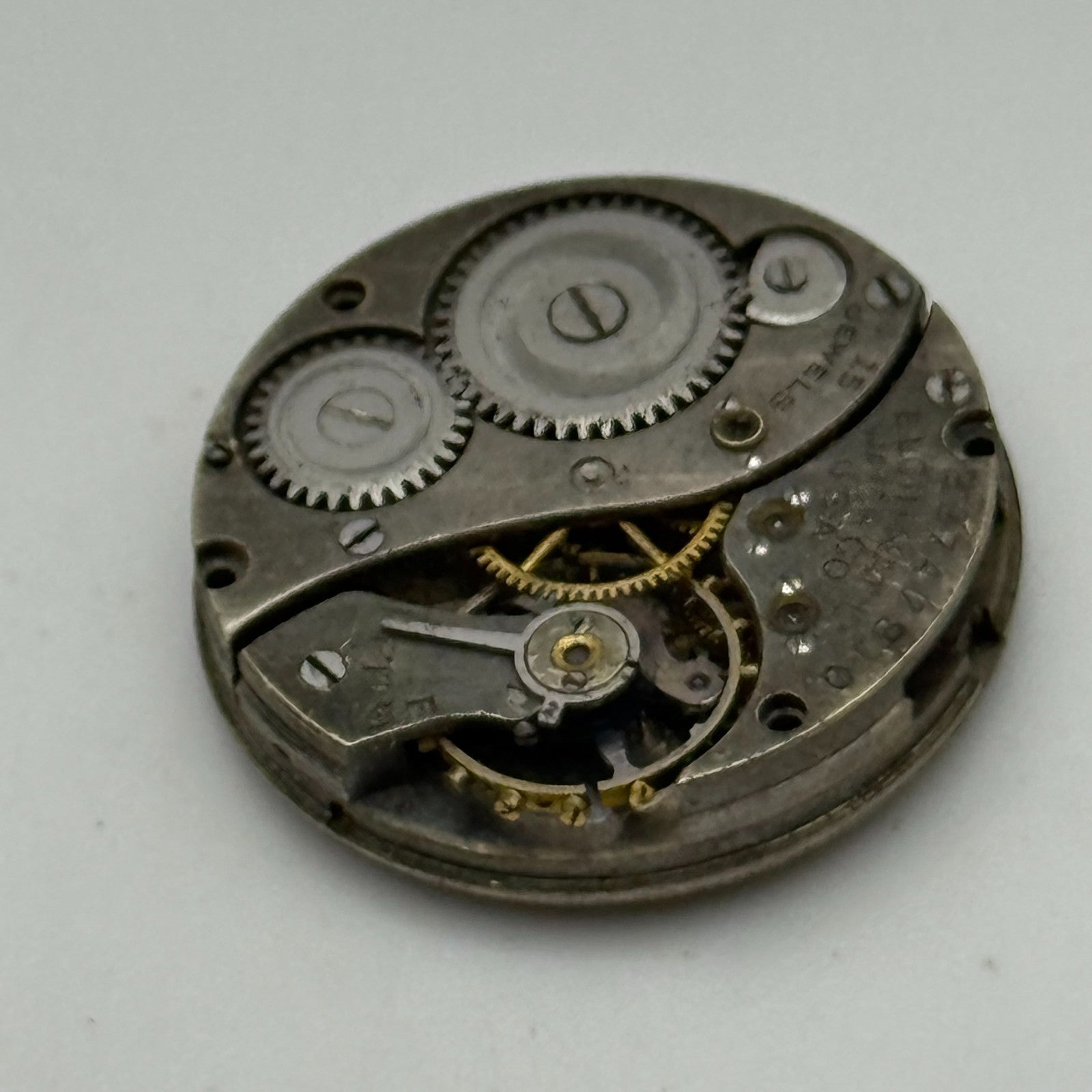 1927 Vintage 10/0s Elgin 444 Model 4 American Watch Movement PARTS REPAIR SPARES