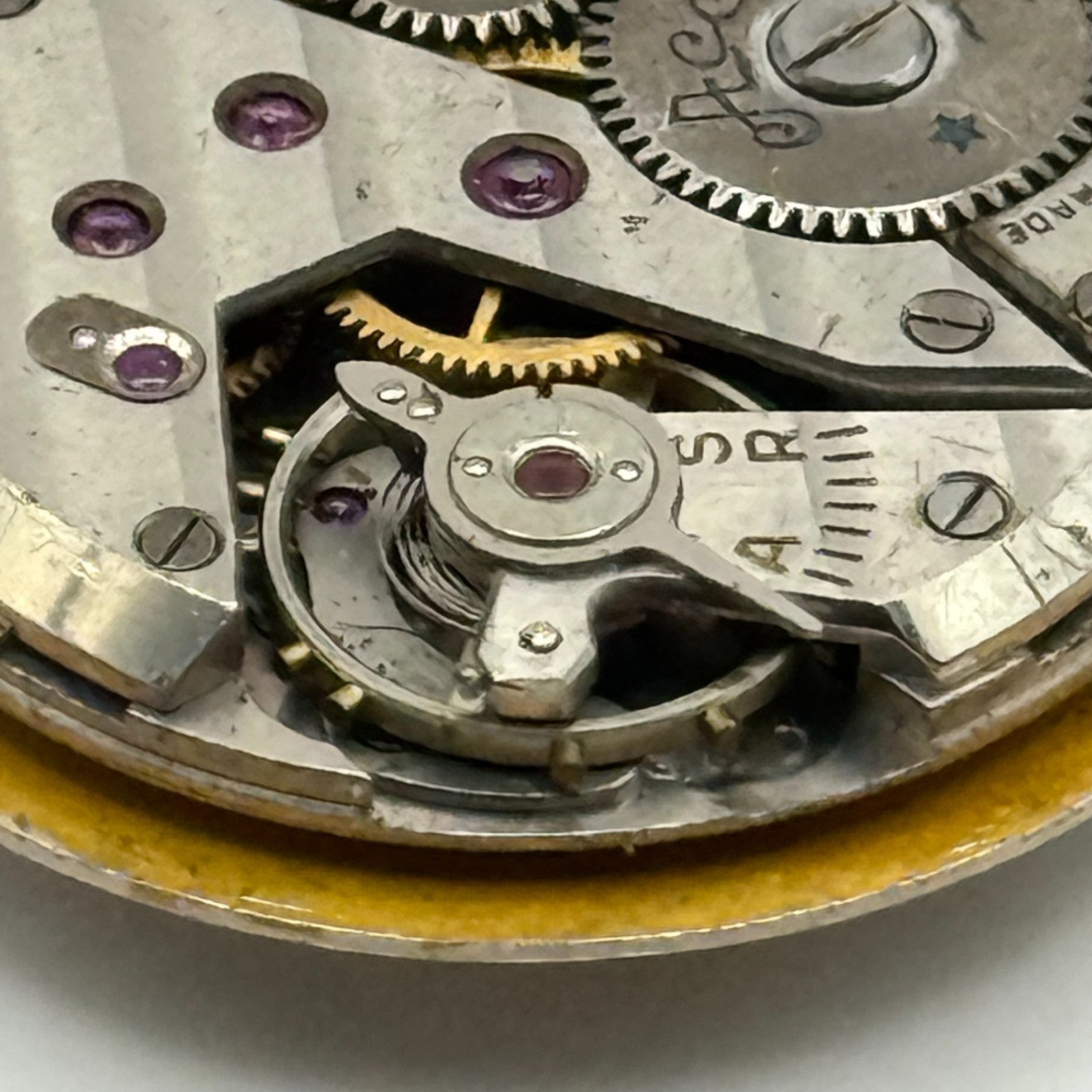 ETA 900 Watch Movement Accurist Manual Wind Vintage Swiss Parts Repair 23.6mm