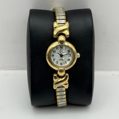 21mm Working Ladies Two Tone Philip Mercier S565S Quartz Watch Expandable Strap