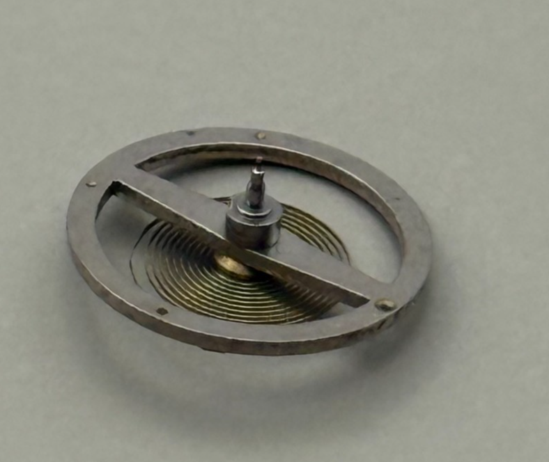 BFG 866 Balance Wheel Complete And Spring  DGT 64 Watch Movement Parts 