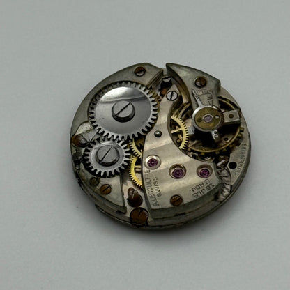 A Lecoultre E Blancpain Fils Watch Movement Manual Wind Vintage Parts 21.5mm