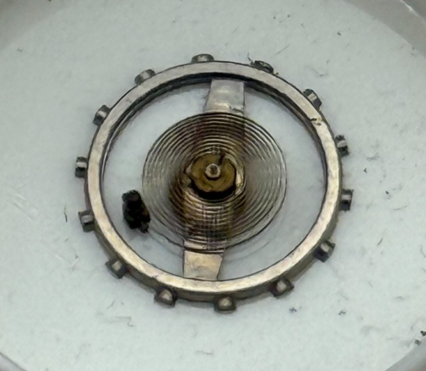 Brac 2021 Balance Wheel Complete And Spring  5¼’’’ 69 M Watch Movement Parts NOS