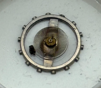 Brac 2021 Balance Wheel Complete And Spring  5¼’’’ 69 M Watch Movement Parts NOS