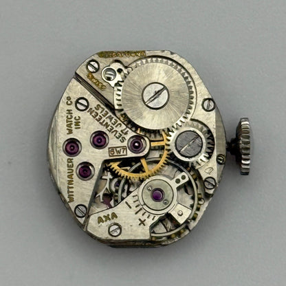 Wittnauer 6W7 Watch Movement Running Manual Wind Vintage Swiss Parts 15.2mm