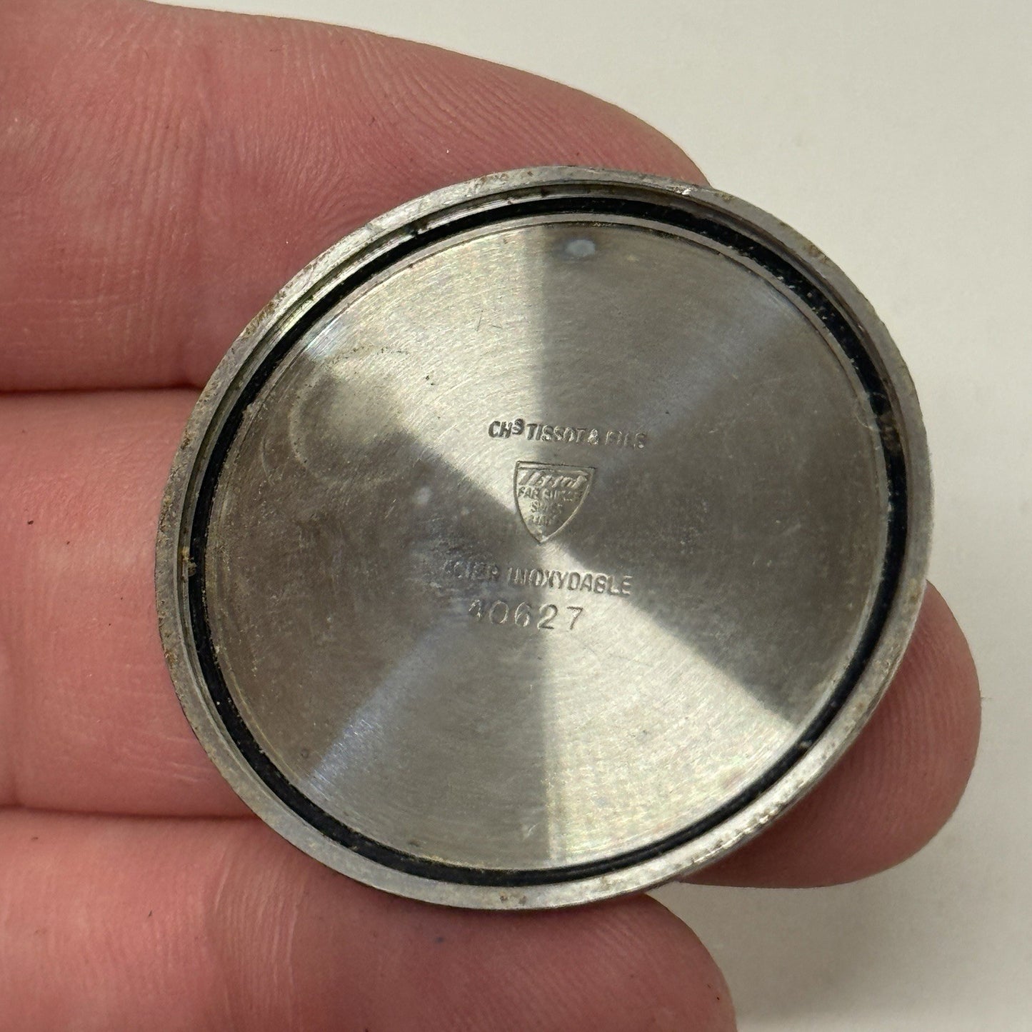 37mm Tissot 2040 Liquid Crystal 40626 - 2144 Quartz LCD Vintage Watch FOR PARTS