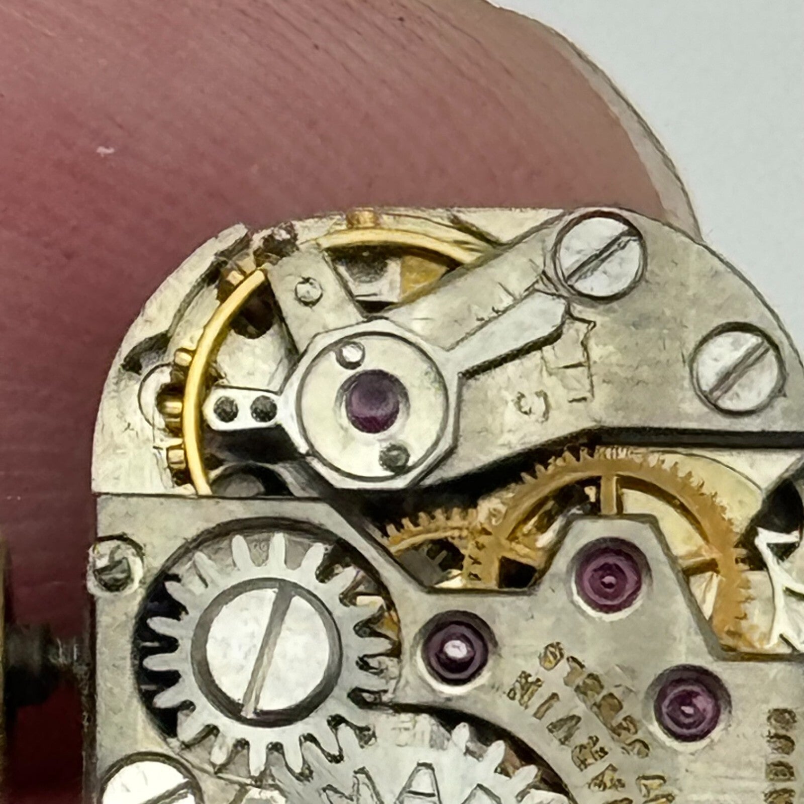 12.1mm Running Marvin Cal 160 Manual Wind 17 Jewels Swiss Watch Movement PARTS