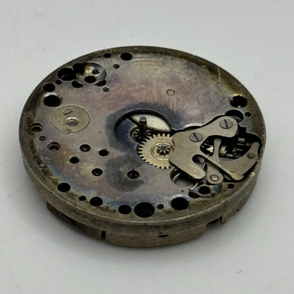 23.6mm Unidentified 15 Jewels Manual Wind Watch Movement Swiss Vintage PARTS