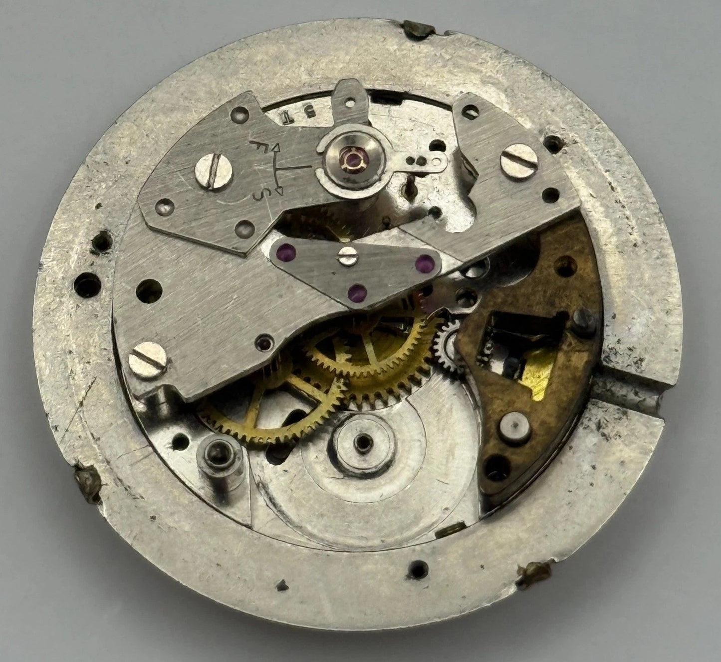 Smiths Shockproof Date 5T65 Watch Movement Manual Wind Vintage Parts Repair 23mm