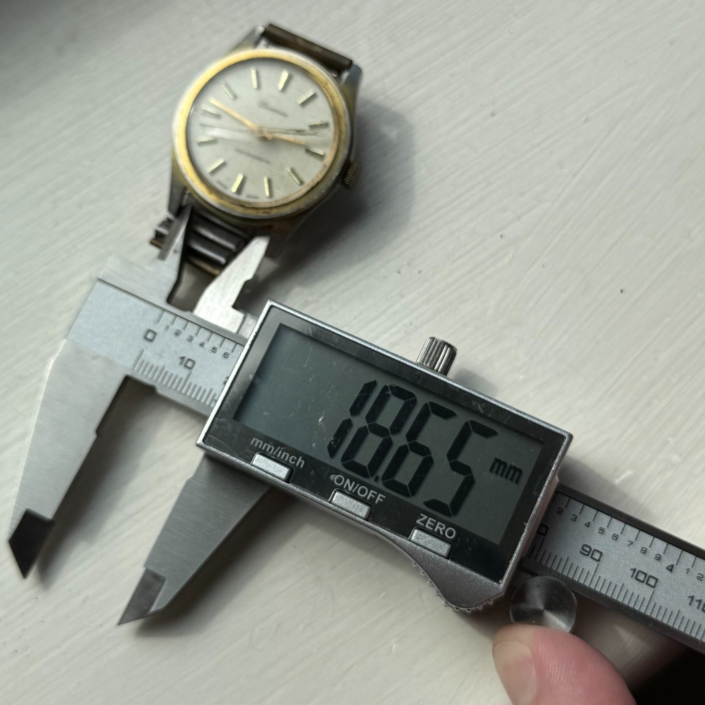 34mm Men's Vintage Lucerne Antimagnetic Swiss Manual Wind Watch PARTS REPAIR