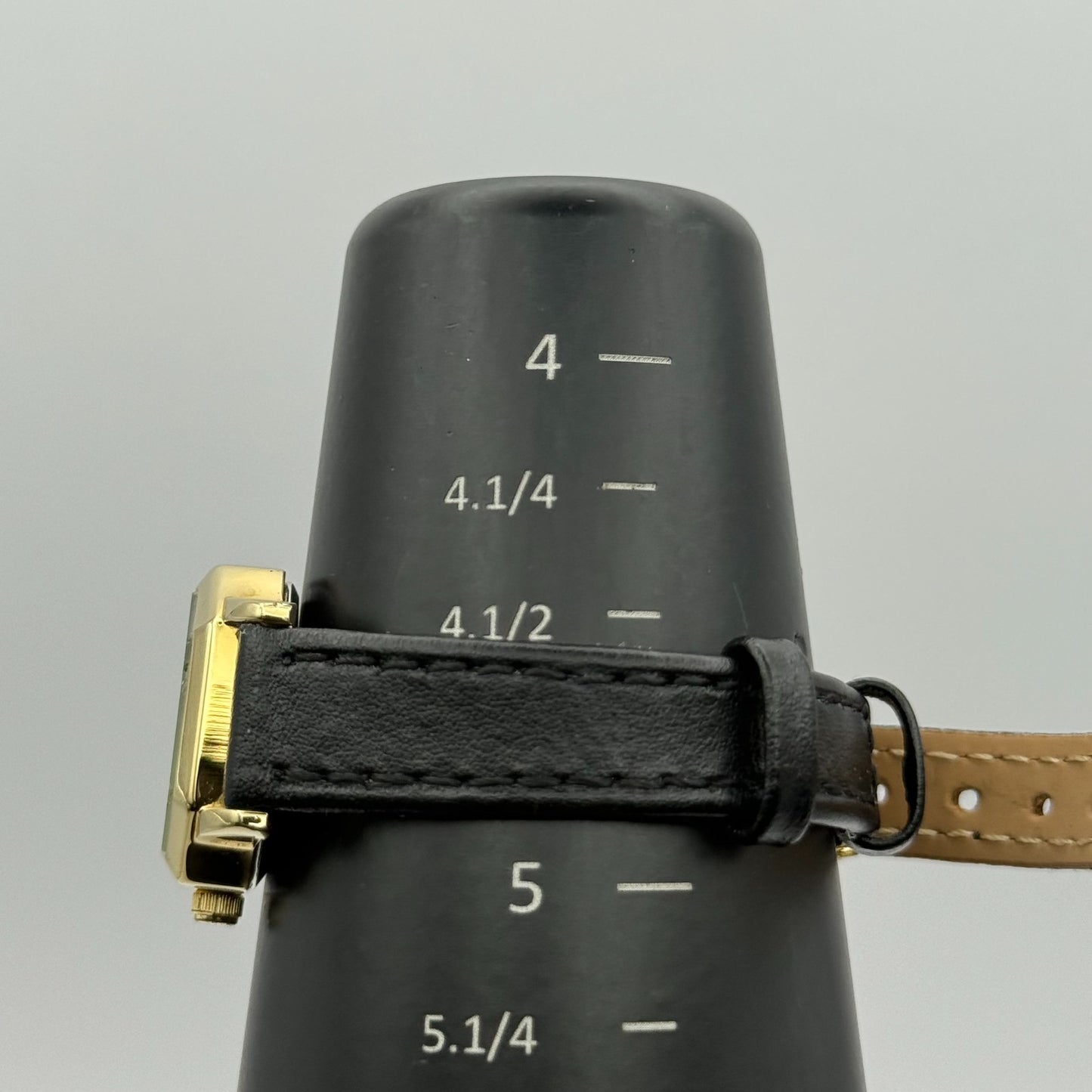 Limit 1912 Ladies Quartz Watch White Dial Black Leather Strap Working 22mm