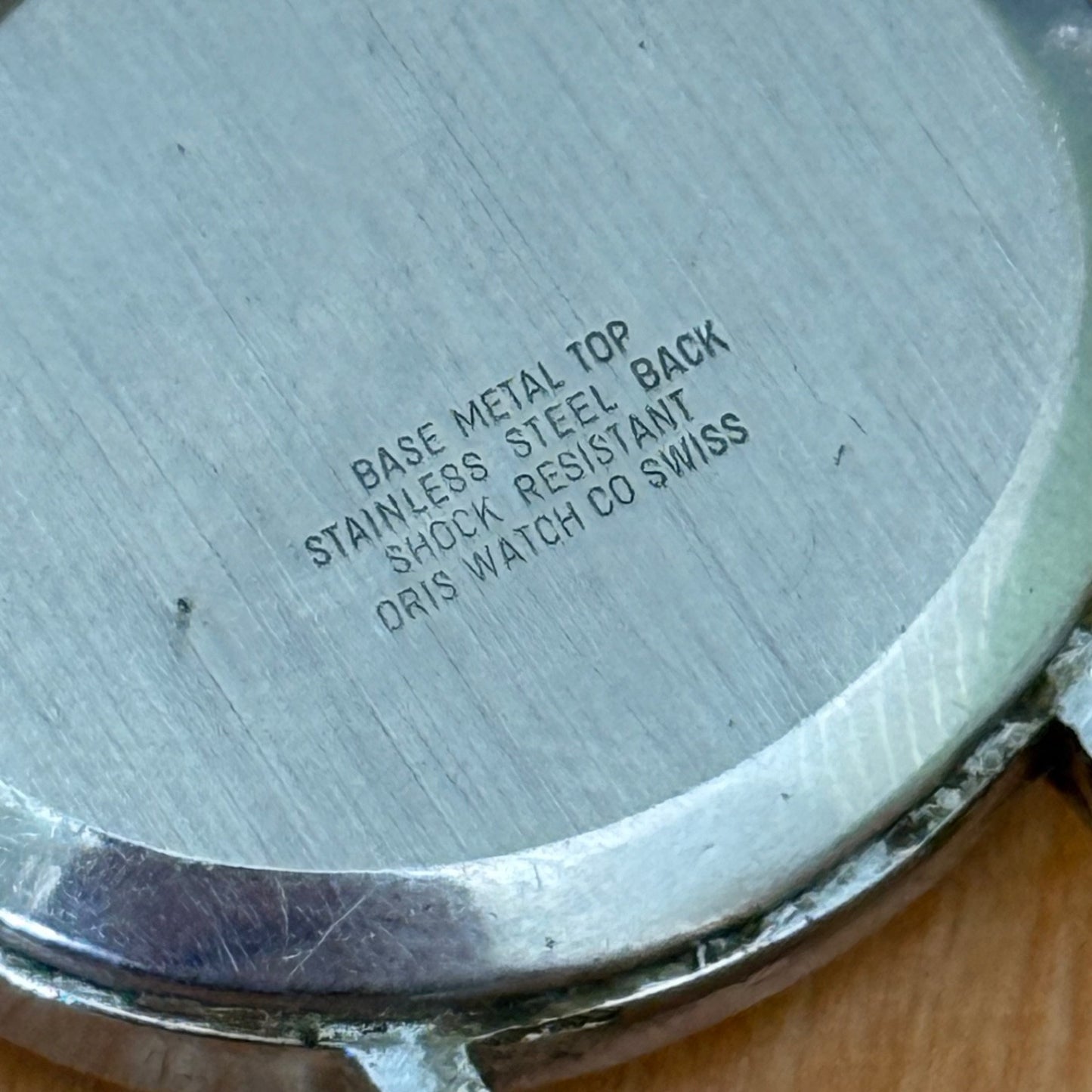 26mm Vintage Oris Super 17 Jewels Grey Dial Manual Wind Watch PARTS / REPAIR