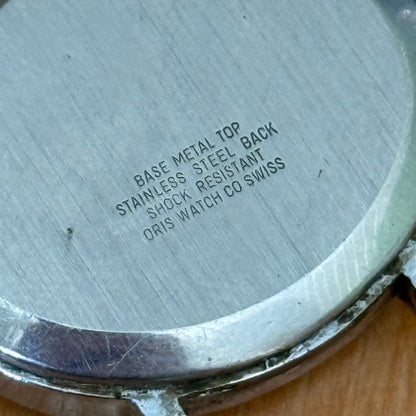 26mm Vintage Oris Super 17 Jewels Grey Dial Manual Wind Watch PARTS / REPAIR