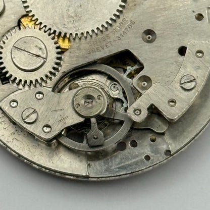 BFG 875 Watch Movement 1 Jewel Manual Wind Swiss Vintage Parts Repair 31.1mm