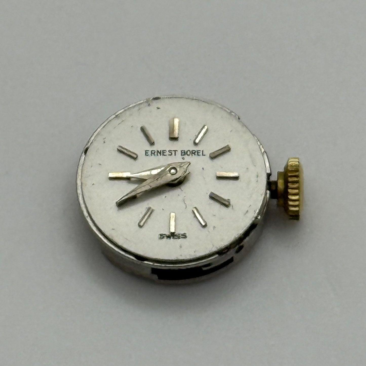 Felsa F 22 Watch Movement Ernest Borel Manual Wind Vintage Swiss Parts 13.7mm