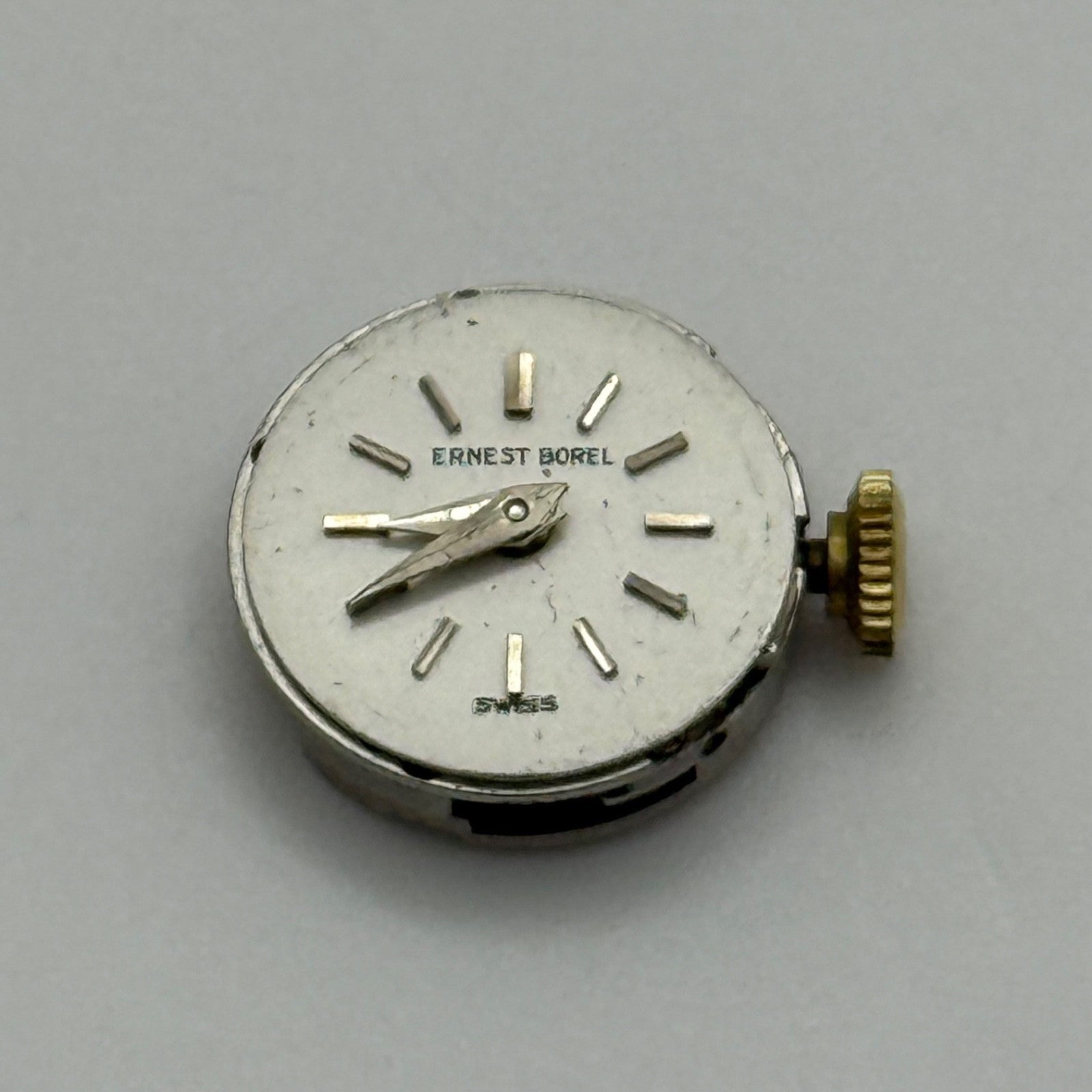 Felsa F 22 Watch Movement Ernest Borel Manual Wind Vintage Swiss Parts 13.7mm