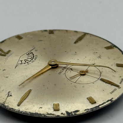 Peseux P 320 Talis Watch Movement Manual Wind Vintage Swiss Parts Repair 23.5mm