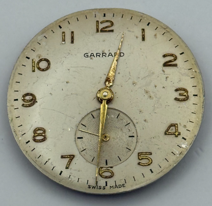 Garrard ETA 900 Watch Movement Manual Wind Vintage Swiss Parts Repair 23.6mm