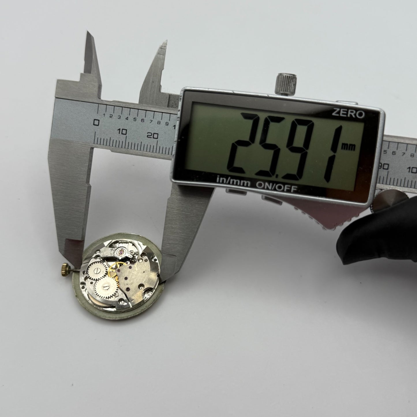 ETA 2750 Mystery Dial Watch Movement Running Manual Wind Vintage Parts 25.9mm