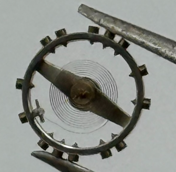 FEF 430 6600 Balance Wheel Complete And Spring 943 M Watch Movement Parts NOS