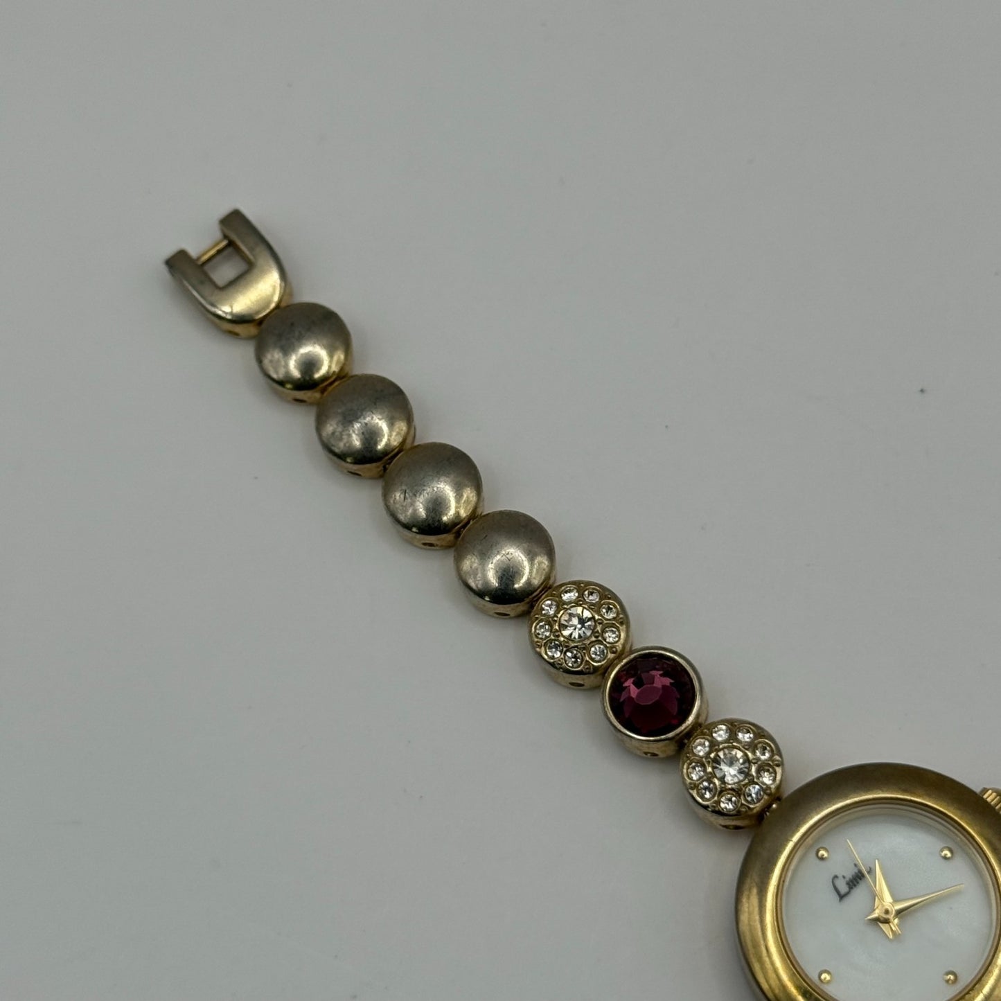 Limit Ladies Quartz Watch Mother of Pearl Dial Crystal Accent Working 22mm