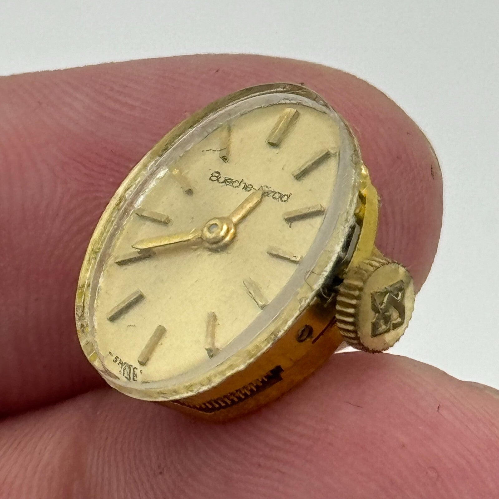 12.8mm Ladies Bueche Girod Manual Wind Swiss 17 Jewels Watch Movement PARTS