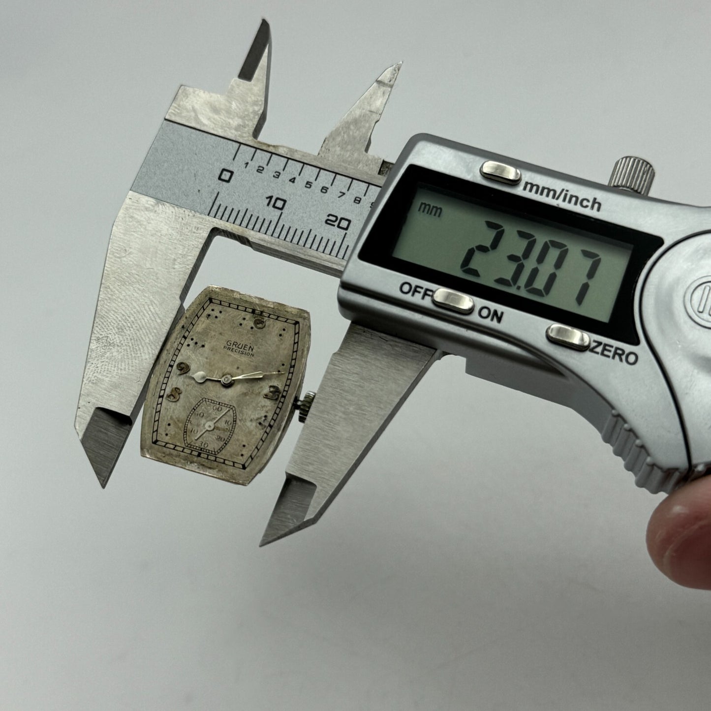 19mm Gruen 117 GR Precision Temp Adjusted Manual Wind Swiss Watch Movement PARTS