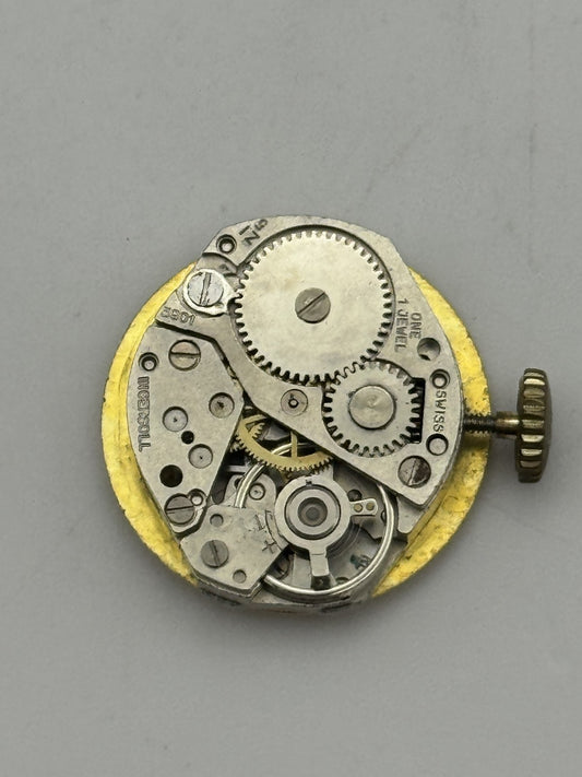 15.1mm Vintage Ingersoll Ronda RL 5901 Manual Wind Swiss Watch Movement REPAIR