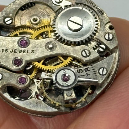 21.9mm Vintage Cal 260 Swiss Made Manual Wind Watch Movement PARTS REPAIR