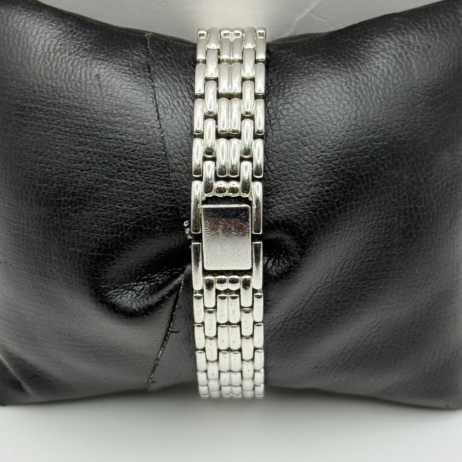 Vogue Ladies Quartz Watch Rectangular Silver Tone Bracelet 16mm PARTS REPAIR