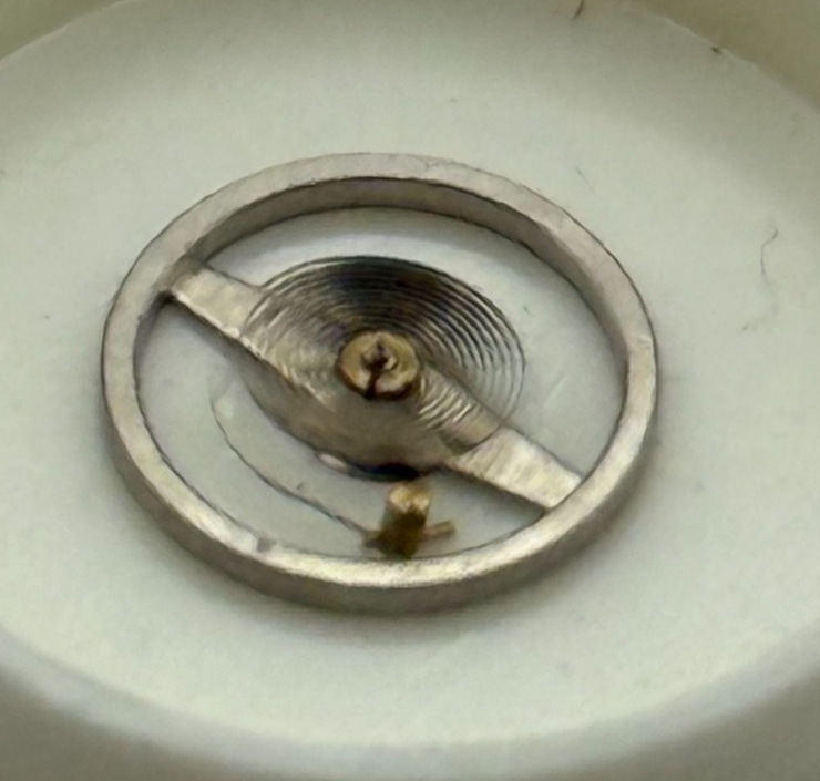 Oris 380 Balance Wheel Complete And Spring 6¾–8’’’  Watch Movement Parts  NOS