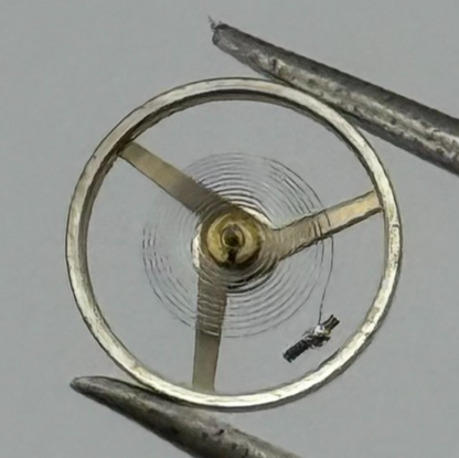 AS 1677 Balance Wheel Complete And Spring 5 1/2''' 1417 M Watch Movement Parts 