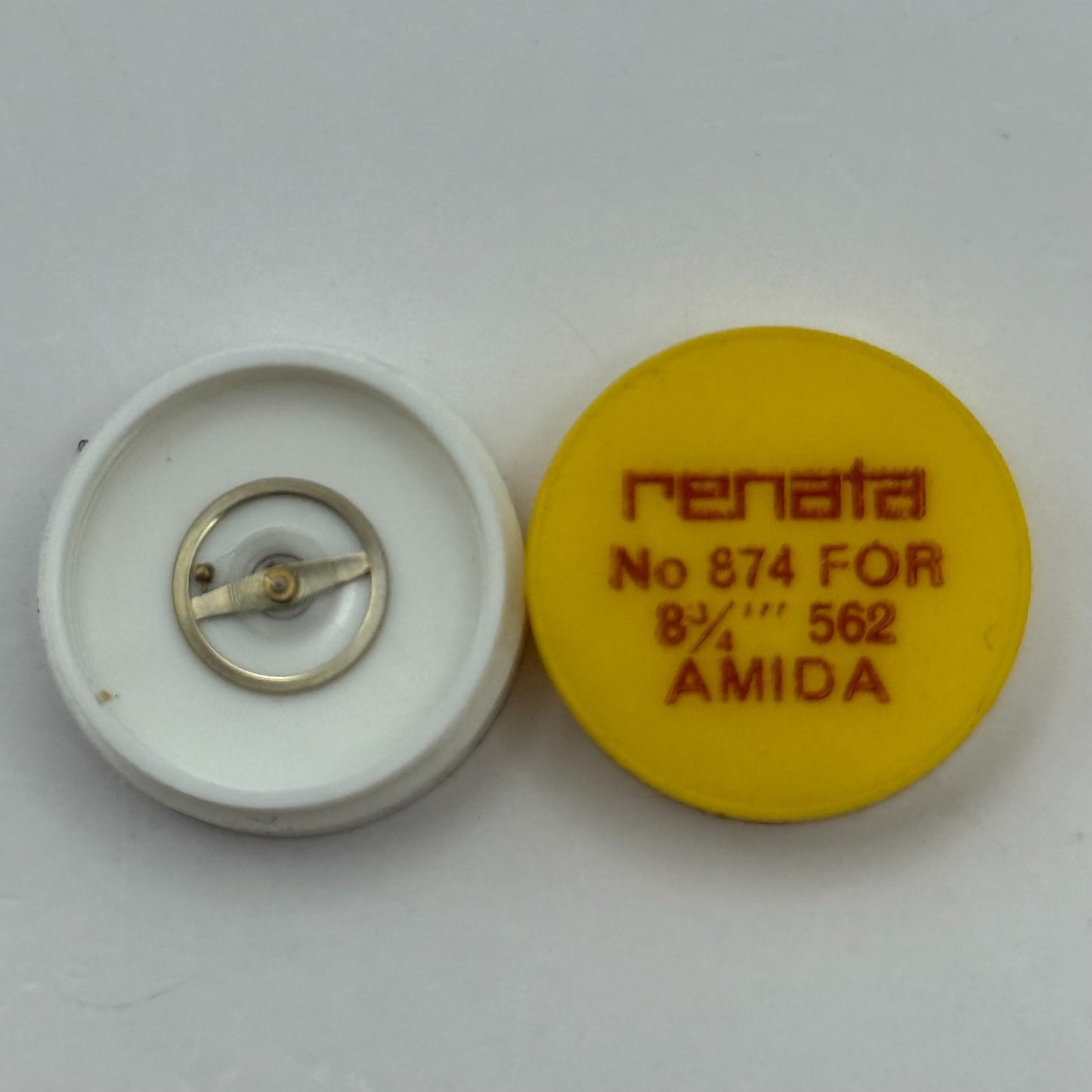 Amida 562 Balance Wheel Complete And Spring  8¾’’’ 874 Watch Movement Parts NOS