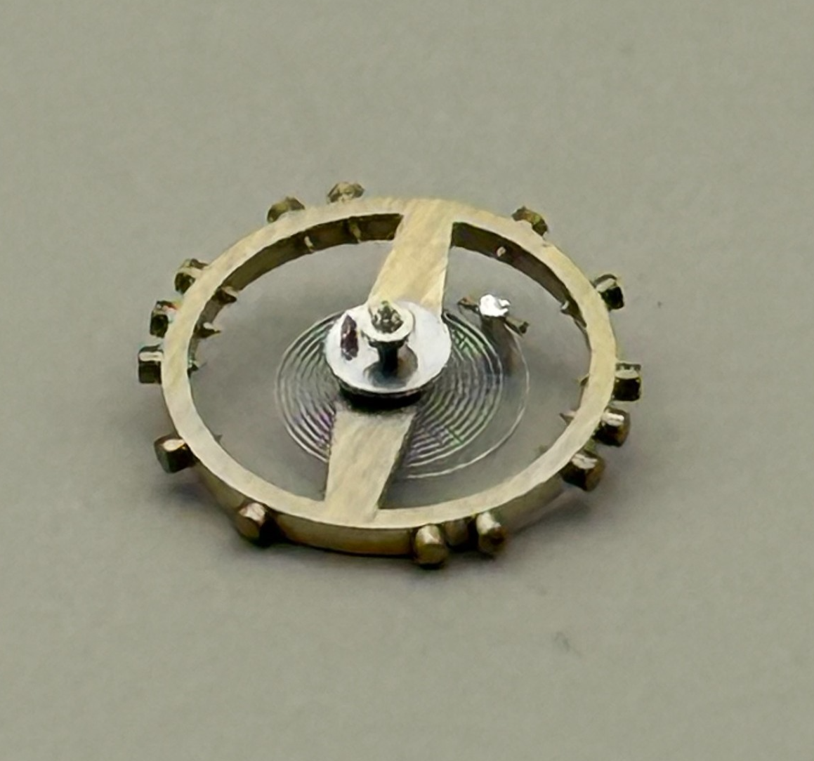 FHF 60 Balance Wheel Complete And Spring 6¾–8’’’ 200 M Watch Movement Parts NOS
