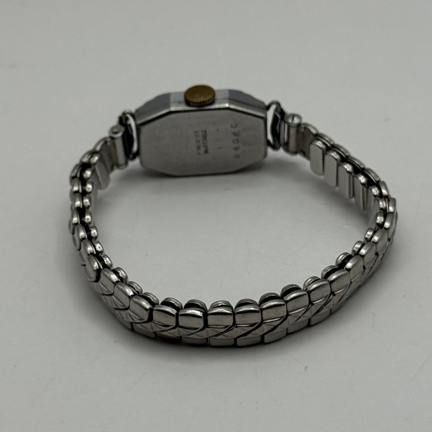 14mm Vintage Ladies Manual Wind Stainless Steel Sizor Band Watch PARTS / REPAIR