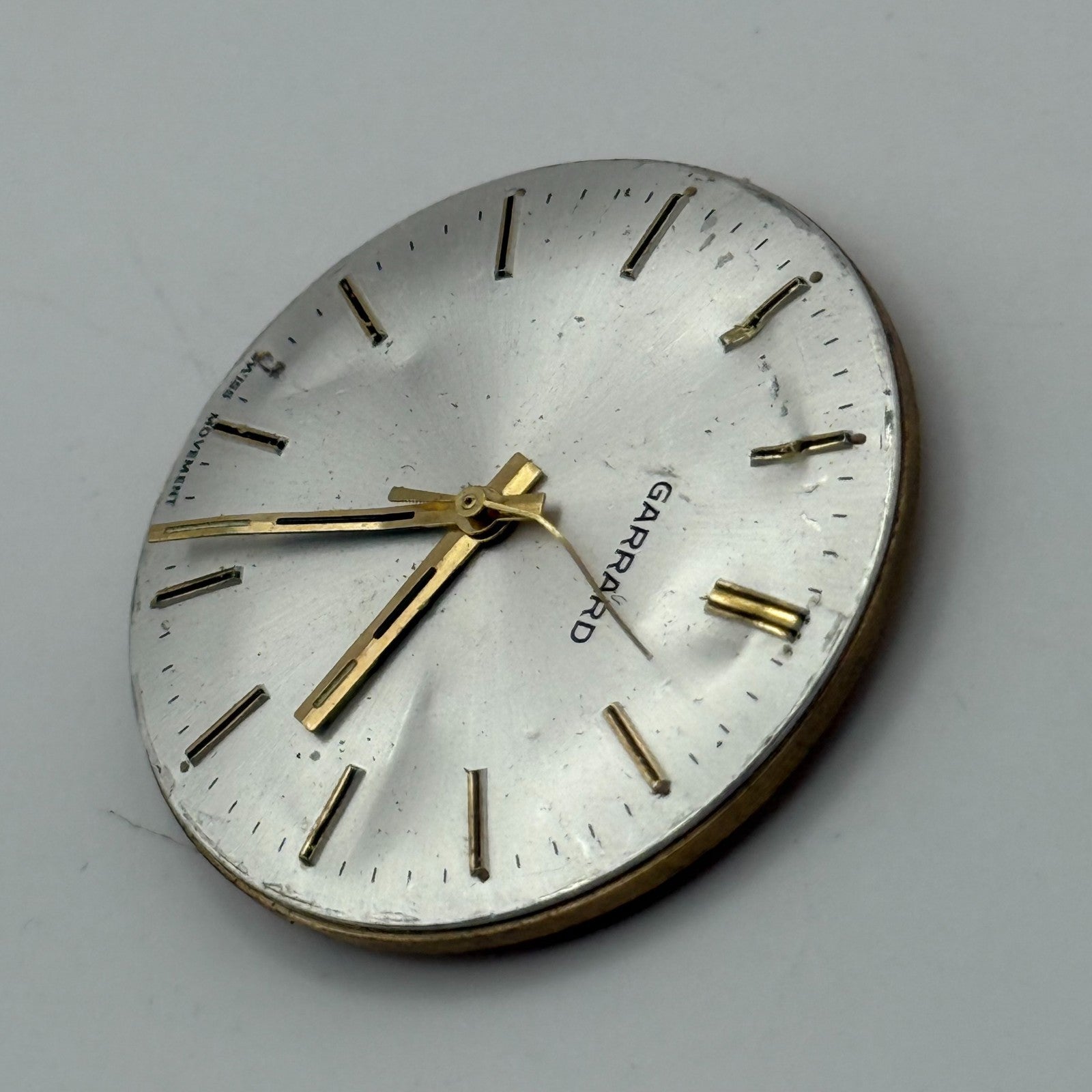 ETA 2801-1 Watch Movement Garrard Manual Wind Vintage Swiss Parts Repair 30.4mm