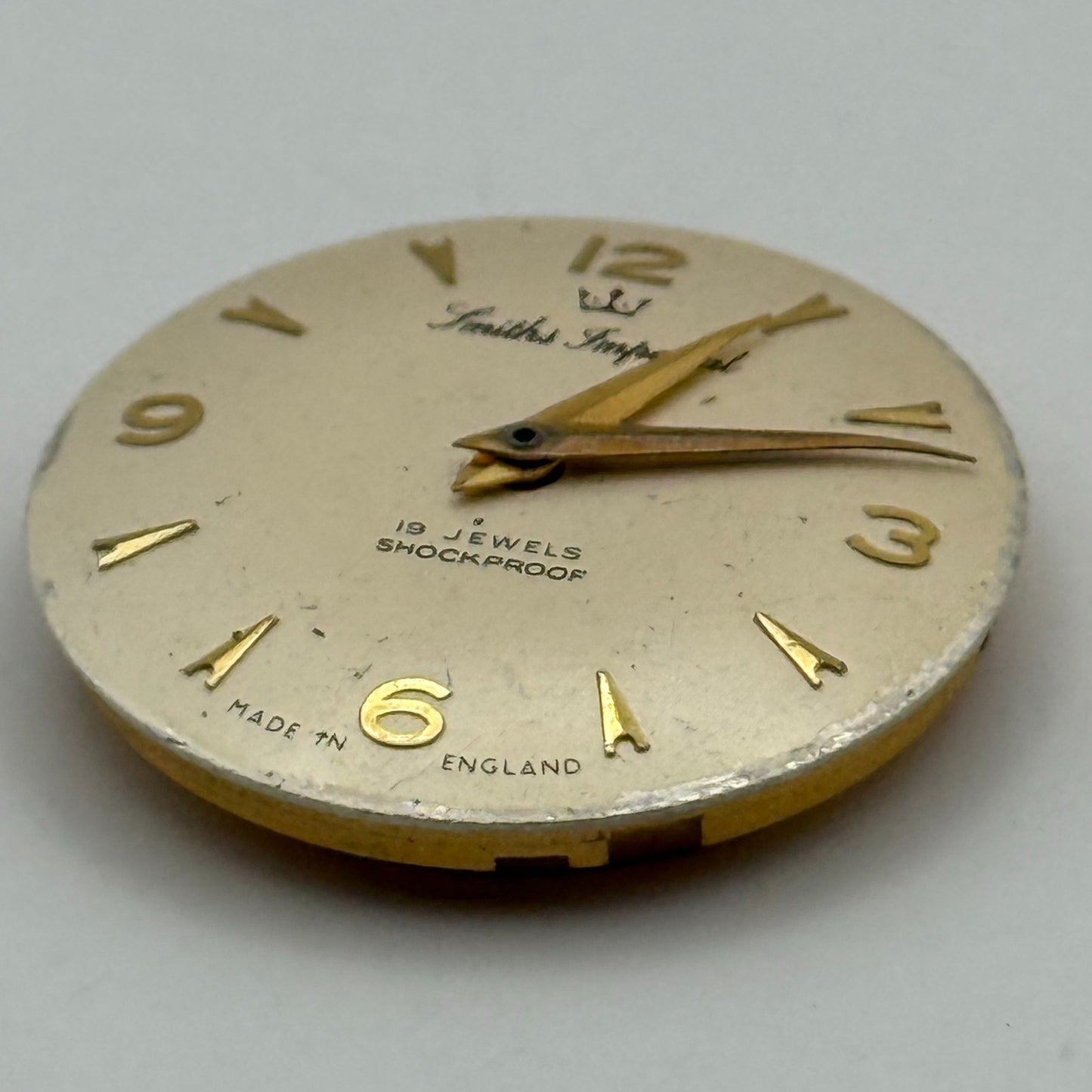 Smiths Imperial Cal 0104 Watch Movement Manual Wind Vintage Parts Repair 27.2mm