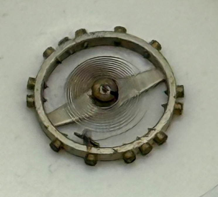 AS 976 1012 Balance Wheel Complete And Spring Inca 532 M Watch Movement Parts