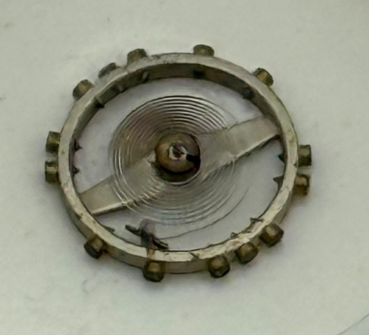 AS 976 1012 Balance Wheel Complete And Spring Inca 532 M Watch Movement Parts