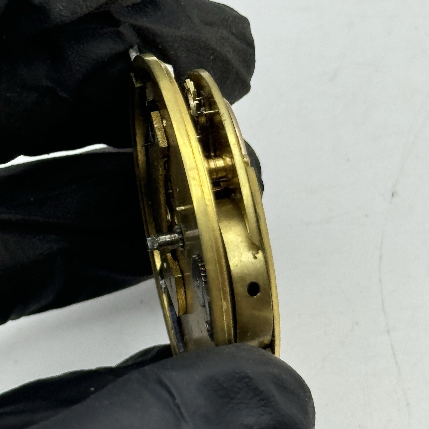 41.7mm J Medcalf Malden Road Antique Fusee Pocket Watch Movement FOR PARTS