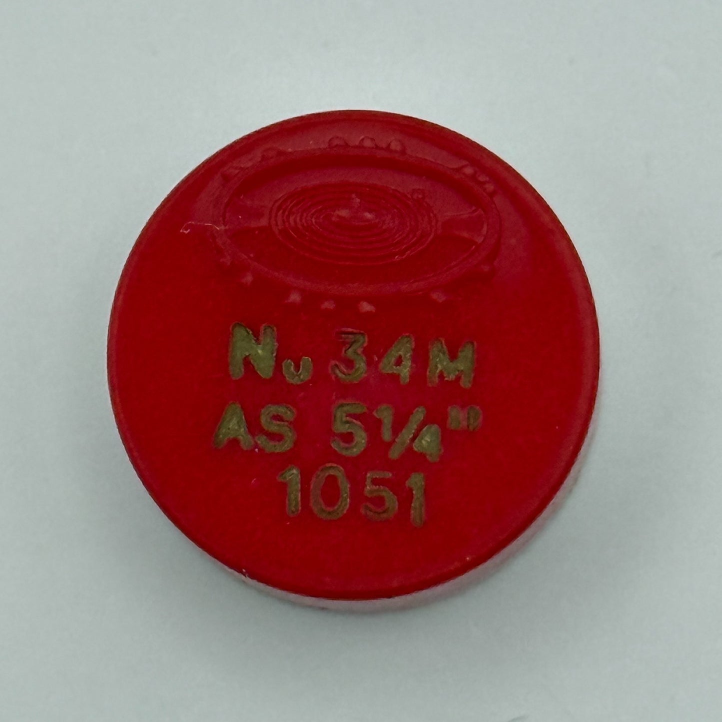 AS 1051 Balance Wheel Complete And Spring 5 1/4’’’ 34 M Watch Movement Parts NOS