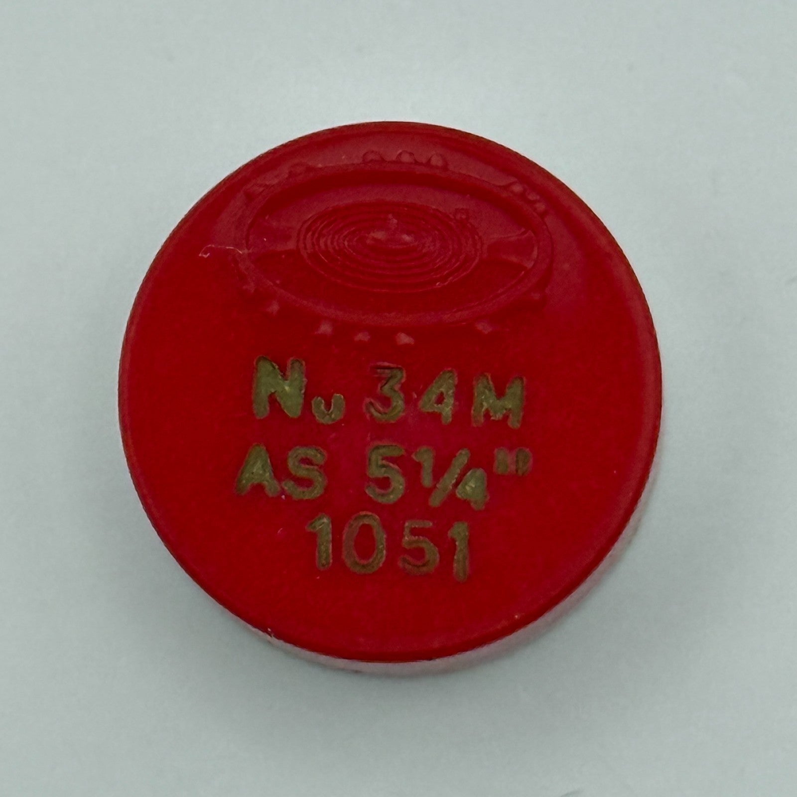 AS 1051 Balance Wheel Complete And Spring 5 1/4’’’ 34 M Watch Movement Parts NOS