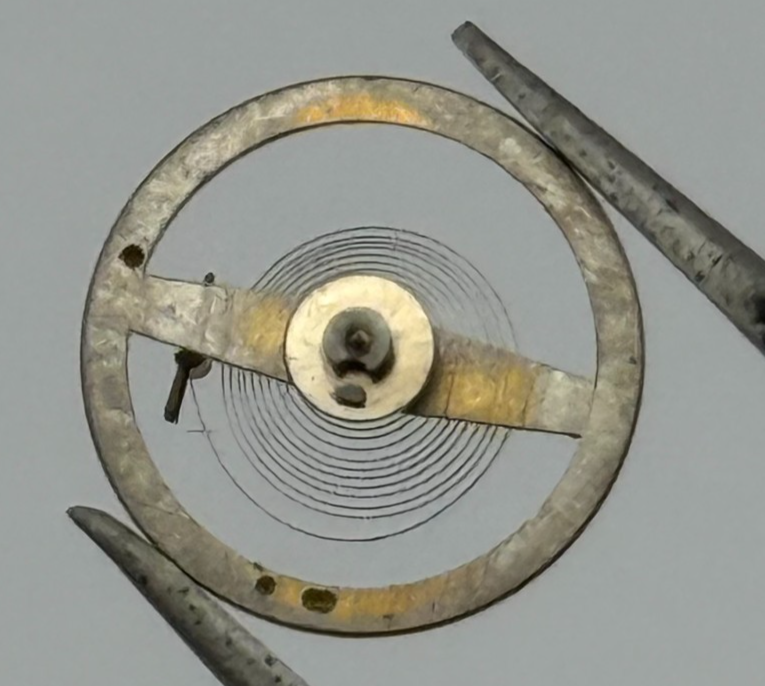 Brac 107 115 Balance Wheel Complete And Spring  705 Watch Movement Parts NOS