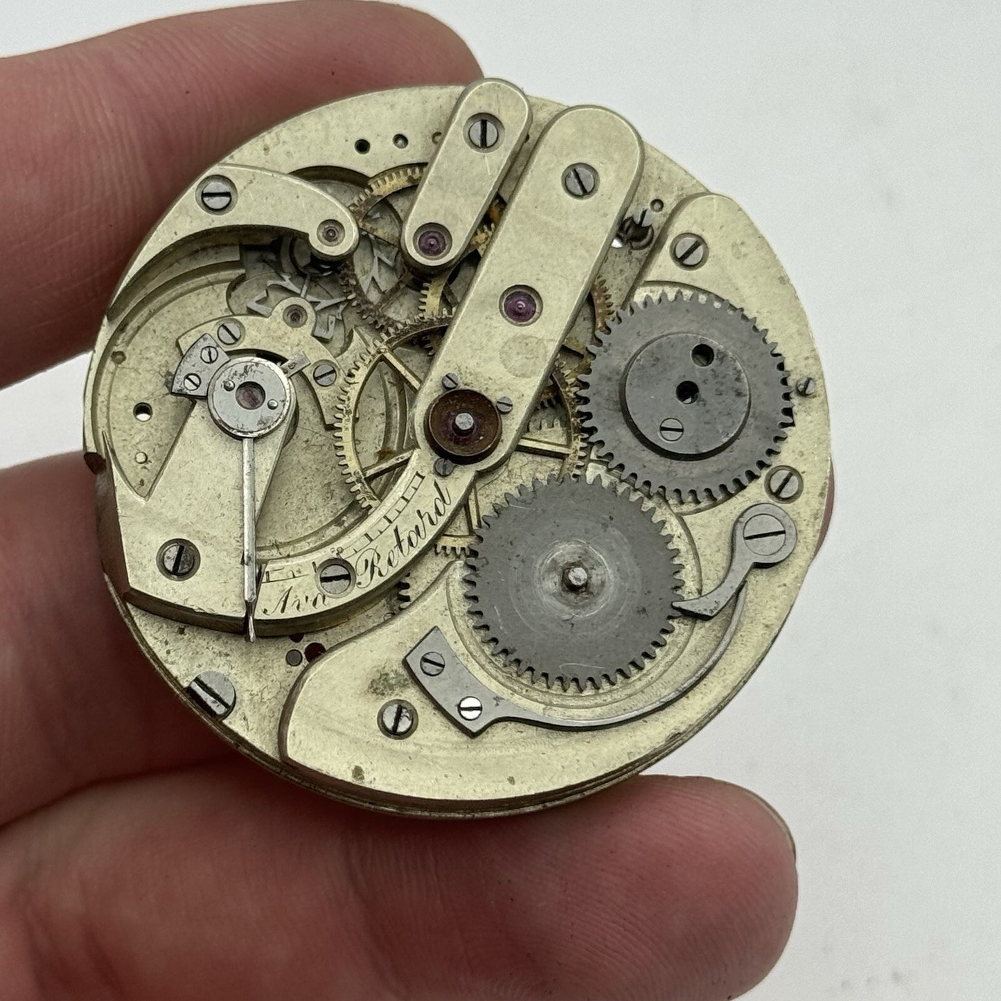 45.2mm High Grade Jules Jurgensen Style Pocket Watch Movement To Restore Parts