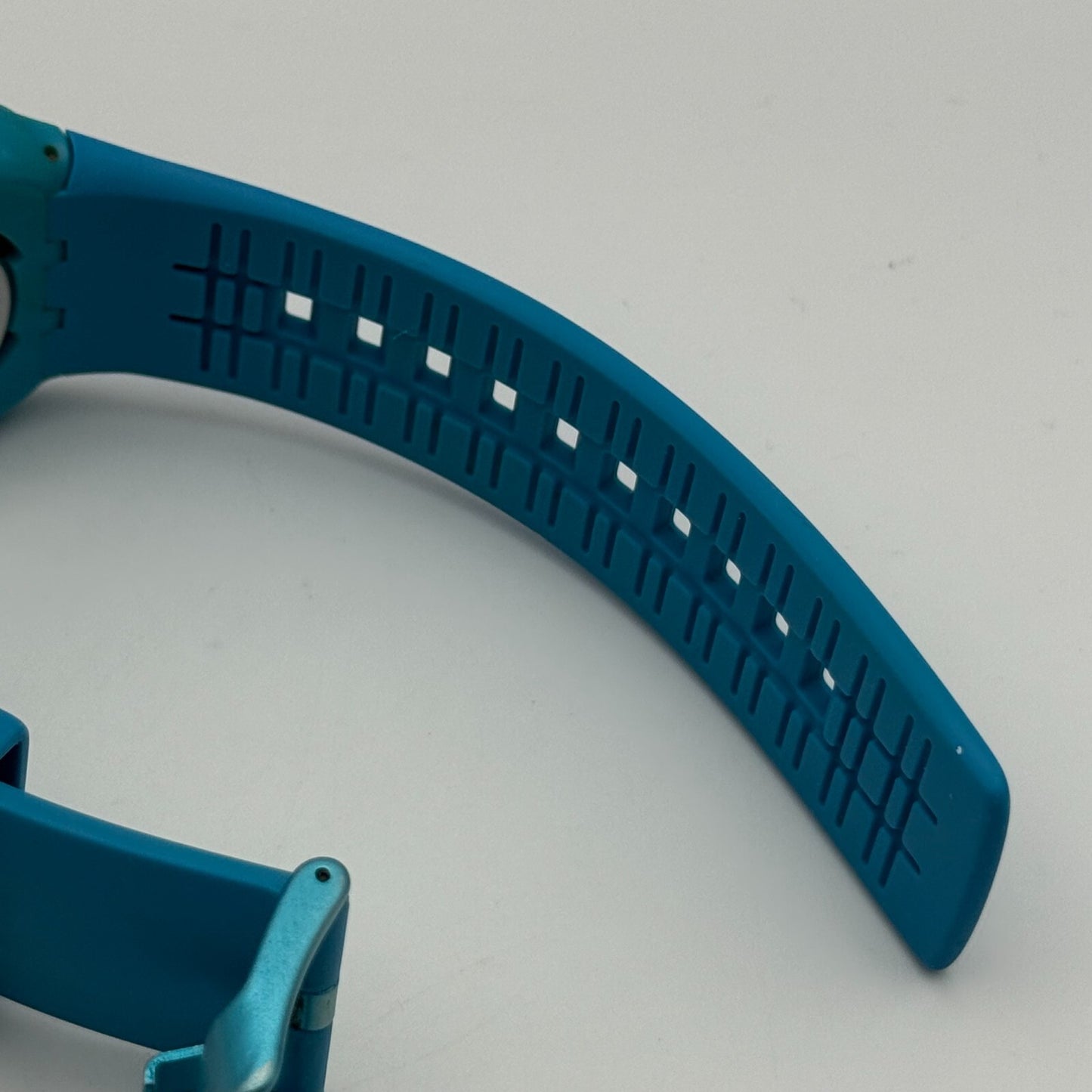 38mm Swatch Touch Blue SURS100 Swiss Digital Quartz Watch UNTESTED PARTS REPAIR