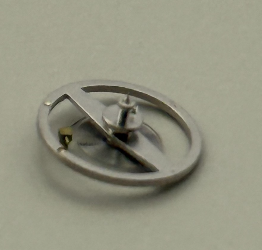 Ebosa 52 Balance Wheel Complete And Spring  5½’’’ 130 Watch Movement Parts NOS