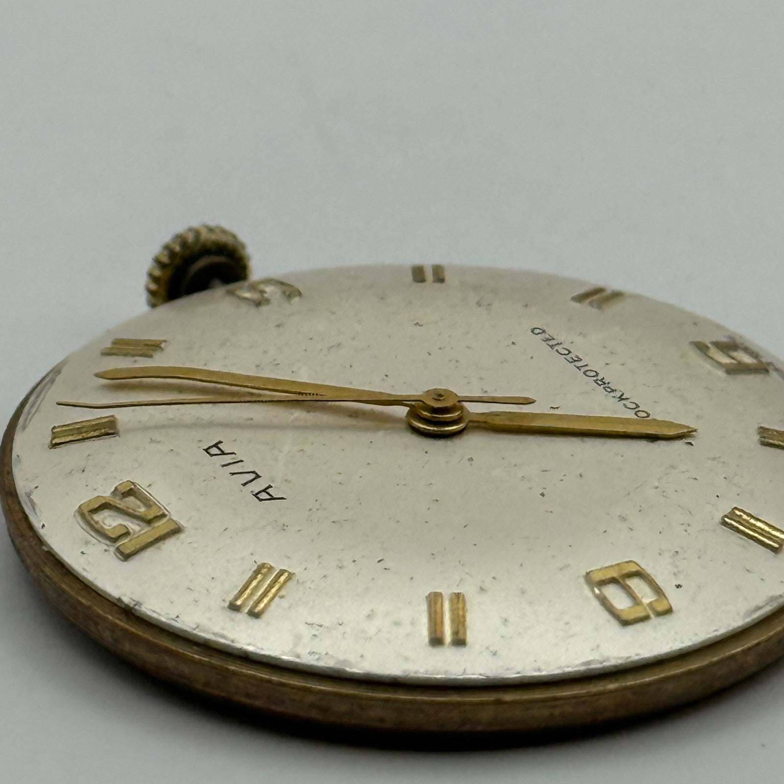 Avia AS 1538 1539 Watch Movement Running Manual Wind Vintage Parts Repair 31mm