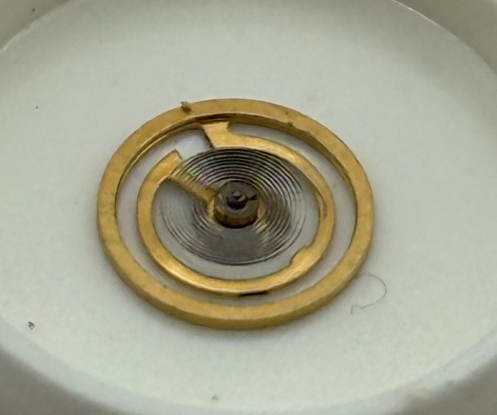 BFG 930 Balance Wheel Complete And Spring 7 3/4''' PL 1310 Watch Movement Parts 