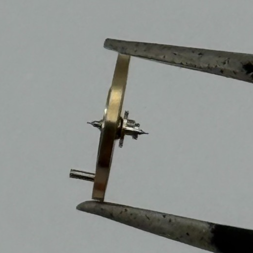 AS 1977-2 Balance Wheel Complete And Spring  1831 M Watch Movement Parts NOS